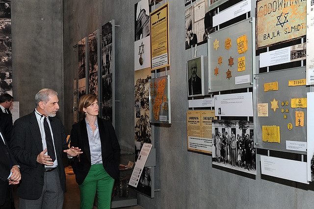Ambassador Samantha Power Visits Yad Vashem Holocaust Museum, Je