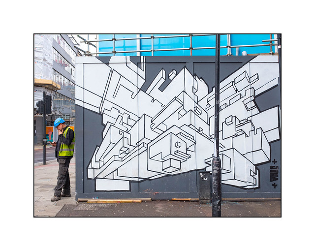 Graffiti (Soma), East London, England.