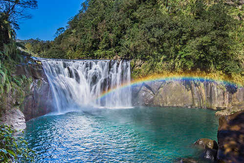 water canon waterfall rainbow day taiwan 台灣 cpl 平溪 瀑布 十分瀑布 彩虹 1635mm pinshi 5dmarkiii newtaipeicity