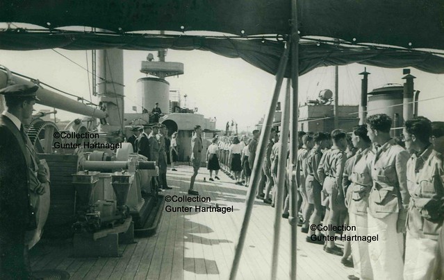 Shanghai, Hitler Youth visiting cruiser Eritrea