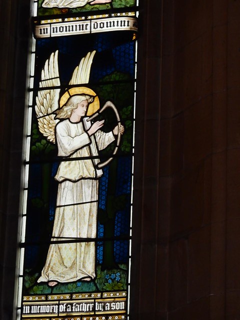 Pre-Raphaelite Angel Ashurst to Eridge St Mary's church, Speldhurst