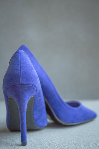 113/366: Don't you step on my blue suede shoes | by judi may