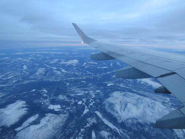 Flying just south of the Yukon/BC border over the Atlin Lake area