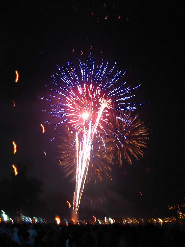 NYE Beach Fireworks
