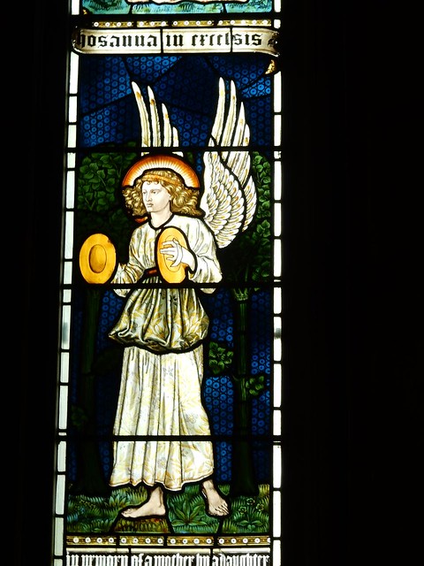 Pre-Raphaelite Angel Ashurst to Eridge St Mary's church, Speldhurst