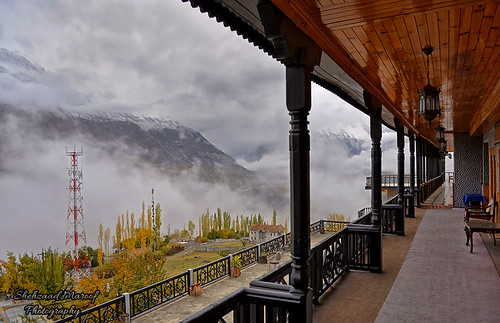 travel autumn pakistan mist snow mountains fog clouds nikon view terrace valley karakoram peaks hunza karimabad beautifulpakistan gilgitbaltistan
