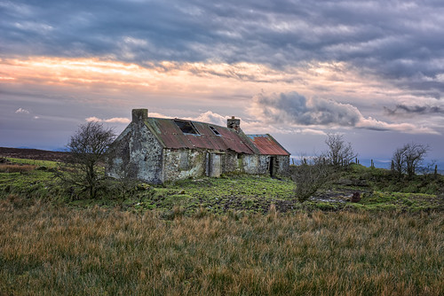 county old uk morning ireland sunset red summer vacation sky irish sun house holiday abandoned tourism home grass stone set skyline sunrise landscape photography countryside site spring nikon europe photographer outdoor farm traditional side country cottage scenic frosty visit tourist hills fox british homestead hd ni colourful nikkor rise northern scape gareth famine ulster tyrone plumb wray 2016 2470mm stead sperrin strabane sperrins d810 plumbridge hdfox