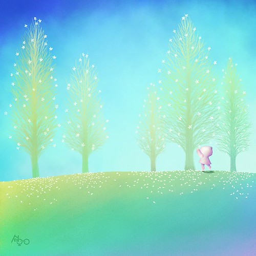 봄 꽃을 간직하고 싶은 야상소녀 | by 태오시
