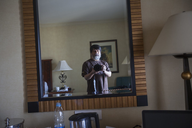 Selfie at Cairo hotel in early 2011 just before Tahrir Square erupted 9520