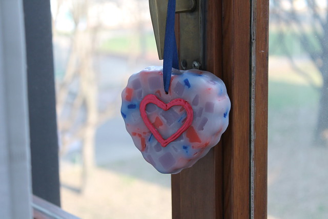 MARBLE HEART TO HANG – MADE OF WAX