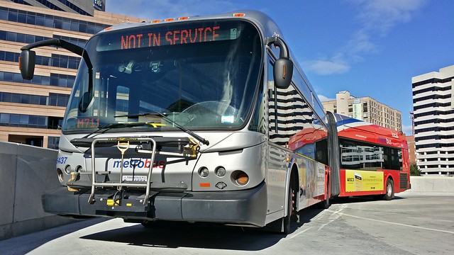 Metrobus 5437 at Silver Spring Transit Center