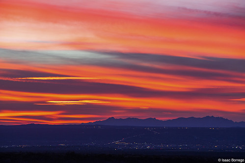 sunset evening mountains peaks clouds sky city town lights lascruces newmexico canonrebelt4i desert unitedstates america usa landofenchantment southwest