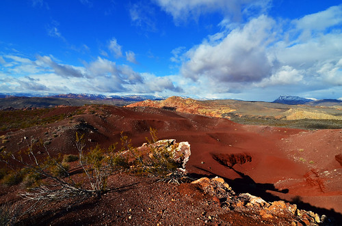 red volcano utah hurricane cliffs national crater area recreation extinct