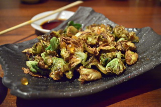 Brussel Sprouts with Ikura | by Gourmandj