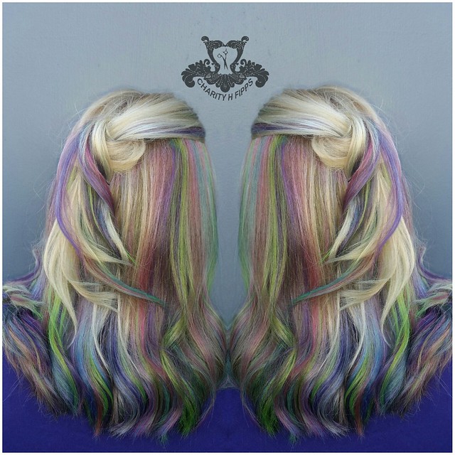 Pastel Rainbow Prism Hair Color Tones