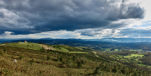 santiago panorama españa clouds spain galicia galiza compostela nubes tormenta campo monte pedroso forestal