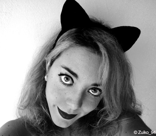 #selfie #portrait #womanportrait #blondie #cat #catwoman #mynikon #nikon #nikond3200 #d3200 #nikonian #italy #redlips #sexy #blabla