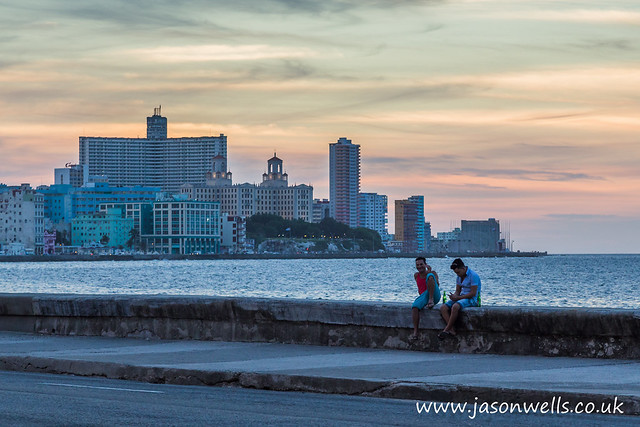 Enjoying some downtime on the Malecon