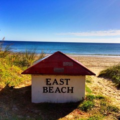 East Beach is a magic spot, especially so when the weather is amazing :) #michfrost
