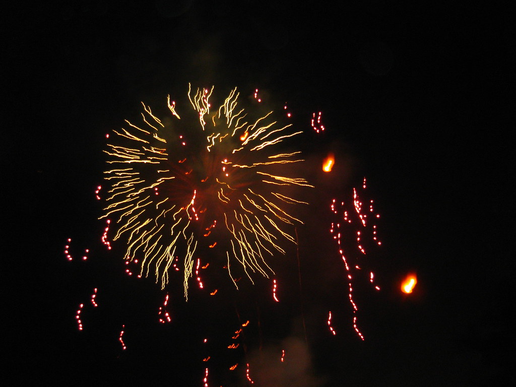 NYE Beach Fireworks