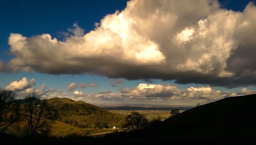 sky clouds landscape malvernhills