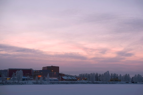 160107ludvika1HDR by Ringela, Ludvika station December 2015 Swedenlight sunset station cityscape fuji sweden fujifilm hdr januari 