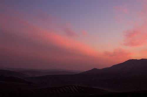 colors sunrise landscape spain alba andalucia espana andalusia paesaggio spagna zuheros