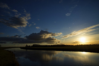 Sunset at Sans Souci (Schildmeer-Afwateringskanaal)