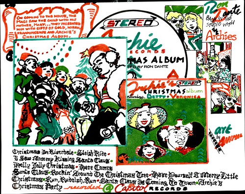 ARCHIE'S CHRISTMAS ALBUM LP COVERS