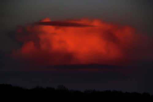 sunset red cloud sun rot sol weather germany deutschland evening sonnenuntergang wolken cumulus sonne rood wetter meteo weer abendrot
