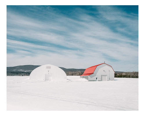 winter snow canada barn rural landscape farm