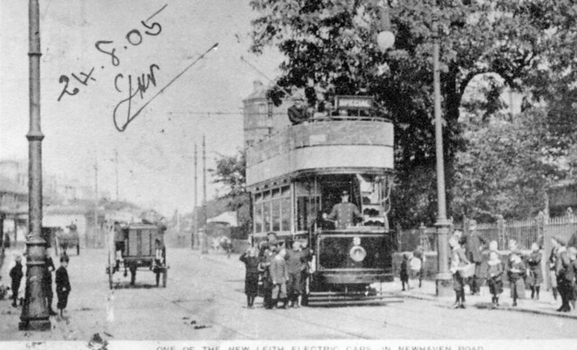 One of Leith's new Electric Trams in Newhaven Road on a Test Run, 24 August, 1905