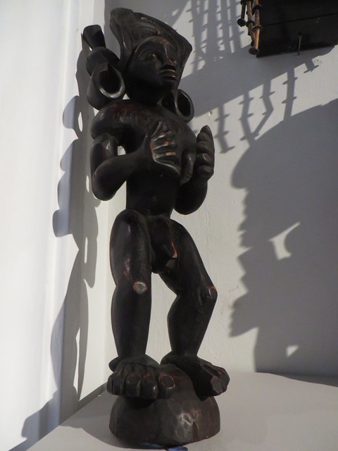 Représentation de Mahamba, ethnie Tchokwés, Angola et RD Congo, musée de Santa Cruz, Tolède, Castille-La Manche, Espagne.