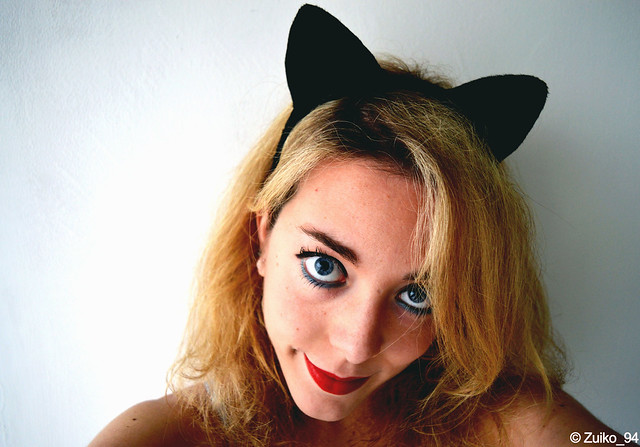 #selfie #portrait #womanportrait #blondie #cat #catwoman #mynikon #nikon #nikond3200 #d3200 #nikonian #italy #redlips #sexy #blabla