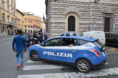 Little Police Car In Piazza Vidoni