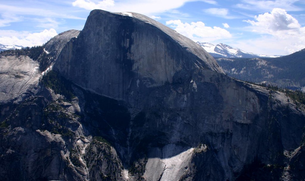 View of Half Dome from North Dome, Yosemite National Park, California