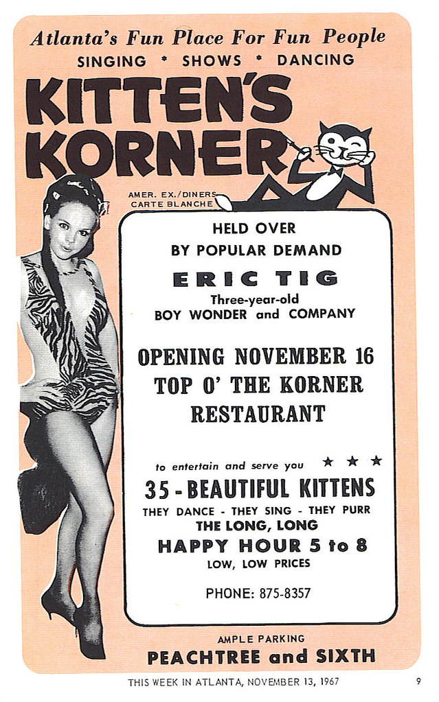 Kitten's Korner, Atlanta, 1967