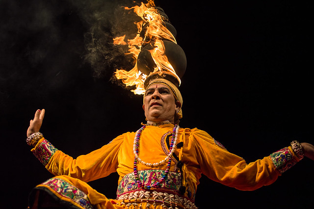 Fiery Balance | Rajasthani Folk Artist