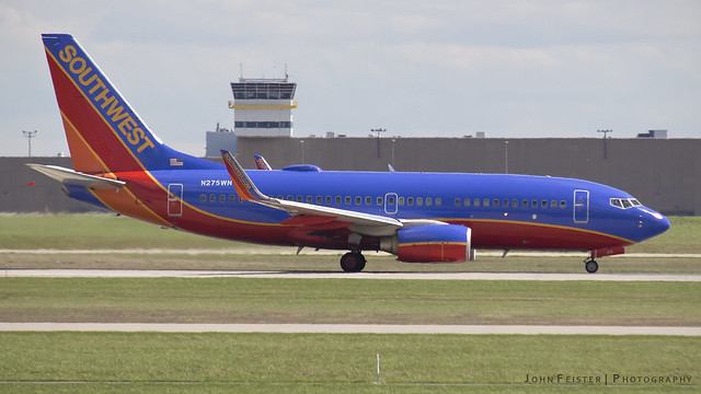 Southwest N275WN - Indianapolis International Airport