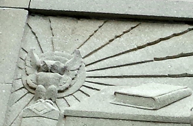 Detail of Owl from Doorway Panel
