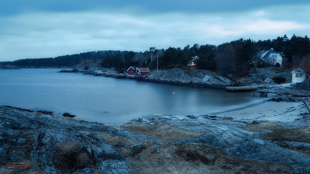 Blue hour at Stølsvika, Hisøy - Norway