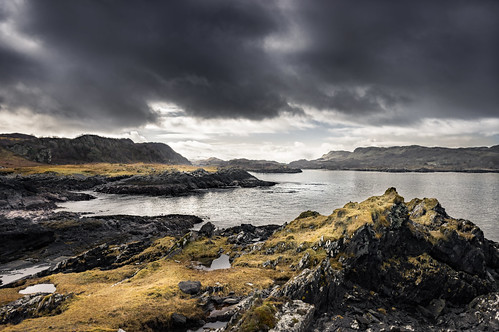 sky water clouds island coast rocks argyll formation anchorage shore isle westernisles seil phuilladobhrain