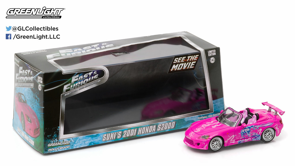 Honda S2000 pink Fast and Furious 1:43 GreenLight 86225 