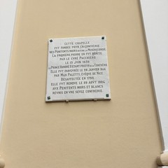 chapel plaque