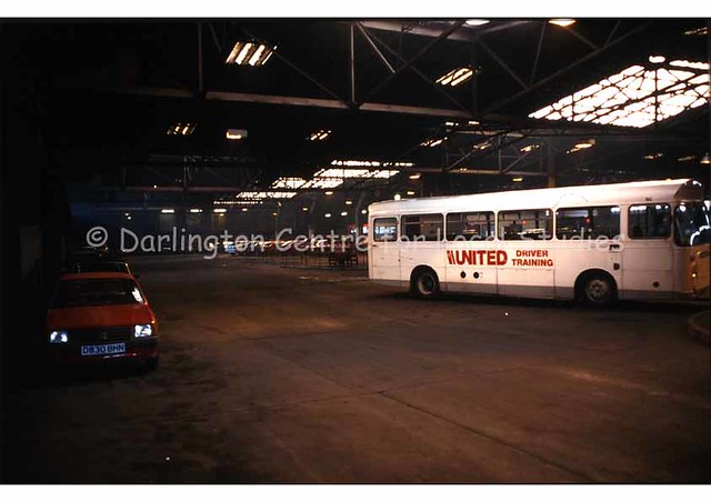 Interior of Darlington Bus Station, 1990s