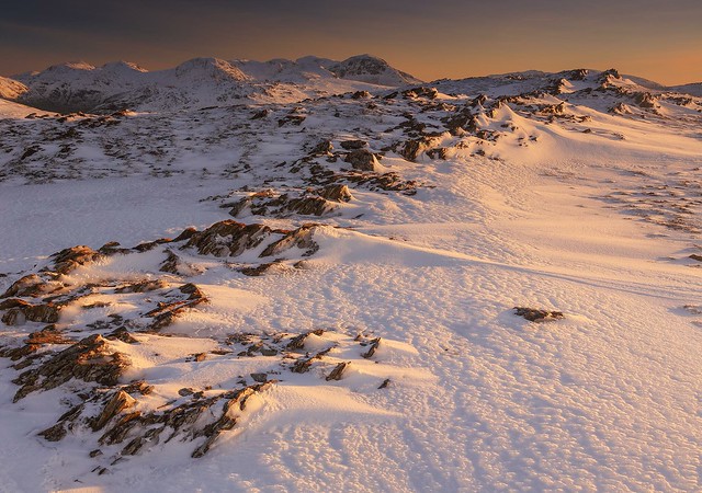 Winter Dusk - Scafell Massif from Hindscarth Ridge (Explored)