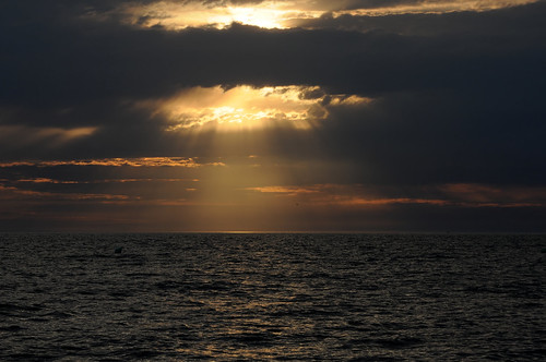 sunset sea meer sonnenuntergang northsea nordsee stpeterording nikond300s