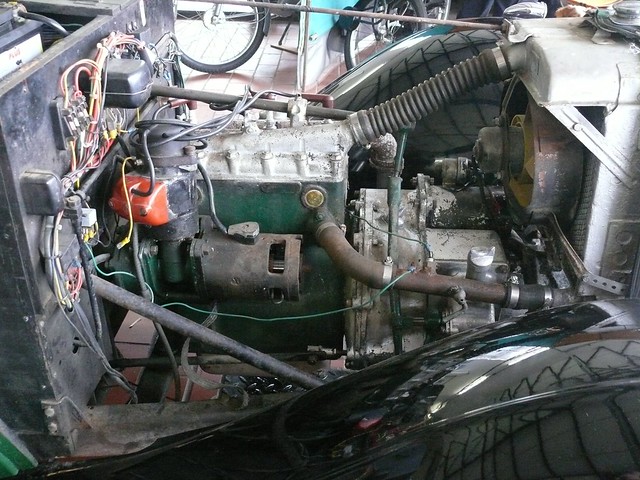 BSA Scout green engine