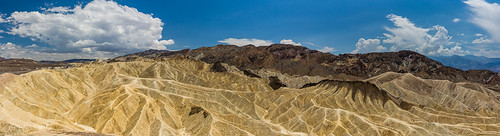 Panorama Zabriskie Point (US National Park Death Valley) by christian.rey, Panorama Vallée de la mort (Assemblage de 4 photos horizontales avec LR6)california panorama usa poi