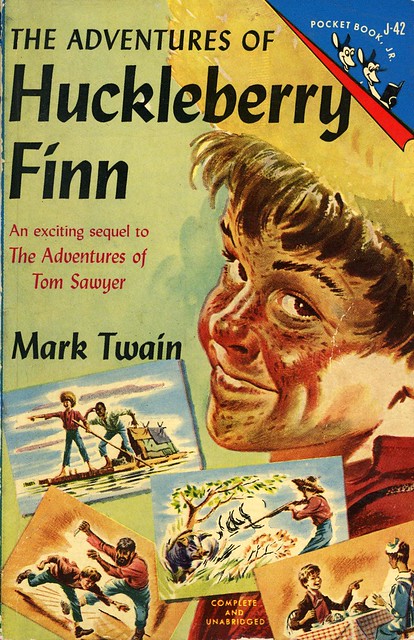 Pocket Books, Jr J-42 - Mark Twain - The Adventures of Huckleberry Finn